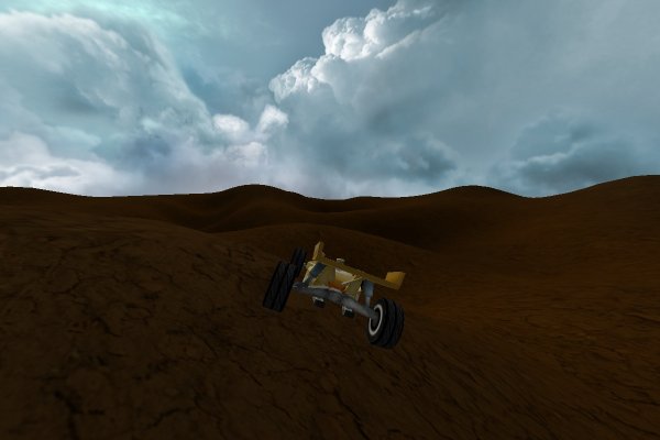 The terrain with mud texture.